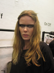 Jena Theo show backstage
