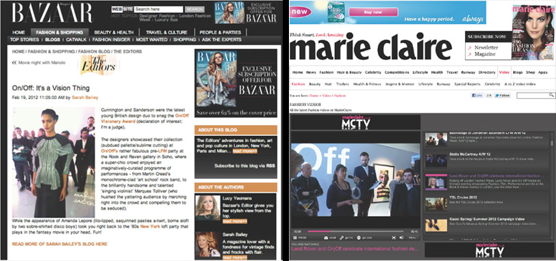 Visionary Award press clippings